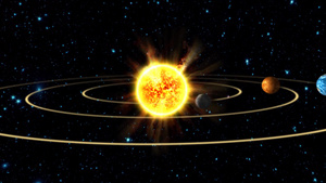 太阳系25秒视频