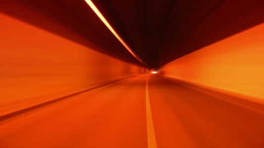穿过隧道抽象与运动模糊背景[斜井]视频