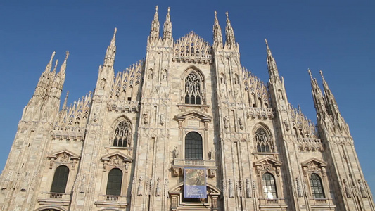 欧洲米兰大教堂视频