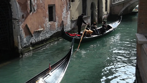 威尼斯的城市河流 21秒视频