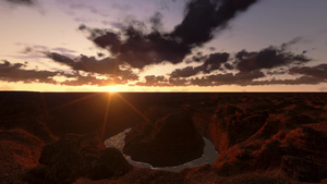 美国大峡谷日落日出20秒视频
