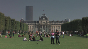 法国巴黎的战神广场5秒视频