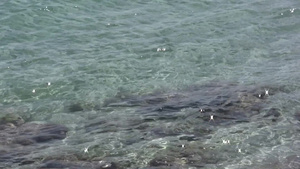 碧波荡漾波光粼粼的海水10秒视频