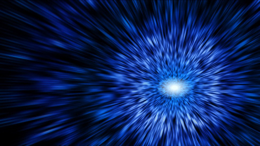 蓝色粒子运动背景[基本粒子]视频