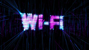 可循环的wifi动画28秒视频