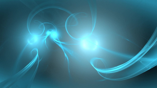 蓝色线条粒子运动背景视频