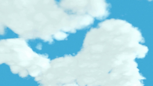 蓝天上流动的云[碧空如洗]视频