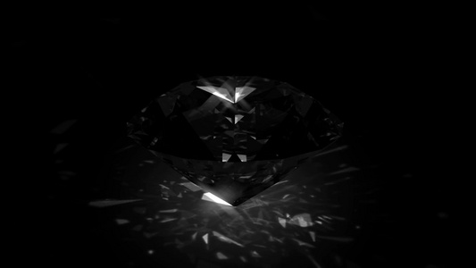 可循环发光玻璃宝石碎片CG效果动画视频