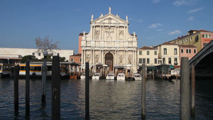 威尼斯城市水路风景12秒视频