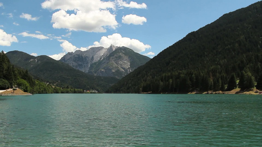 欧洲最大的山脉阿尔卑斯山风景视频