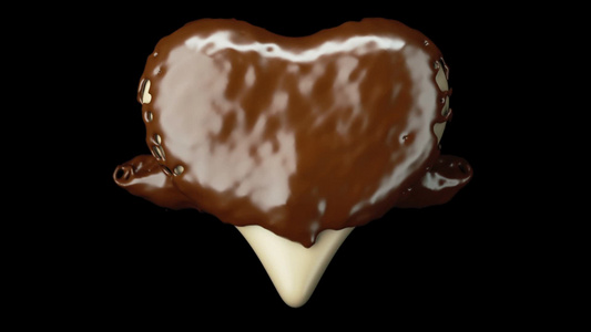 心型巧克力视频