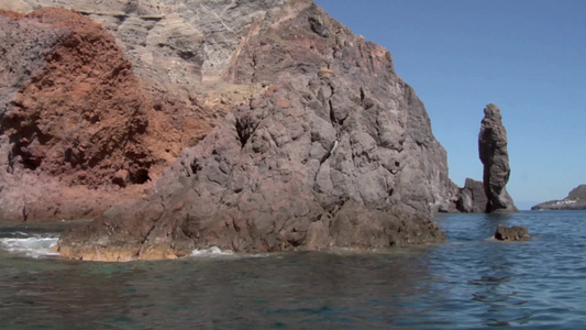 游览西西里岩石海岸视频