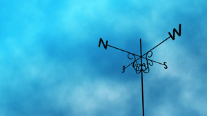 风中吹的风向标动画20秒视频