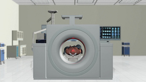 医院房间的MRI扫描29秒视频