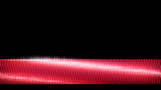 黑色背景上红色线段循环粒子运动背景视频