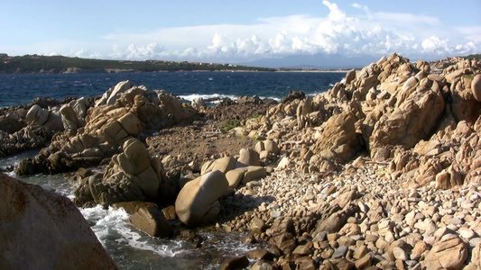 意大利撒丁岛海边风景视频