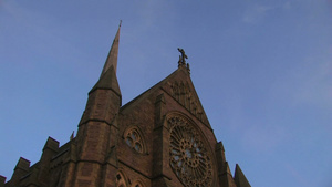 英格兰普雷斯顿的教堂建筑29秒视频