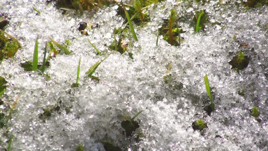 冰雪消融视频