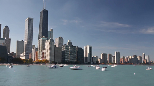 美国芝加哥码头视频