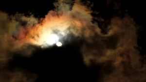 乌云覆盖着月亮29秒视频