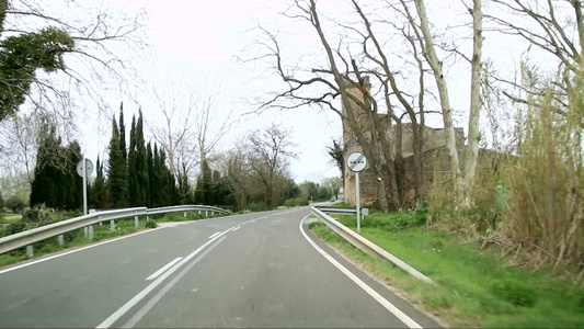 风景如画的乡村道路视频