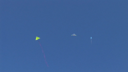风筝在天空中飞翔[铅色]视频