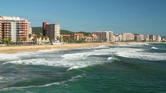 夏日西班牙海滩视频