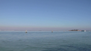 海上航行意大利威尼斯泻湖20秒视频