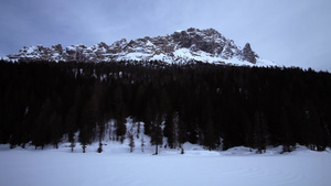 阿尔卑斯山雪景6秒视频