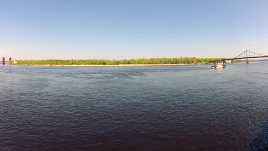 乌克兰基辅的第聂伯河视频