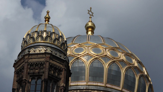 柏林犹太教堂穹顶延时视频