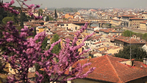 佛罗伦萨的城市景观10秒视频
