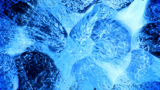 冰图案抽象运动背景[具象]视频