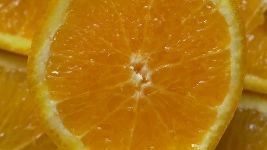 旋转展示的橙子[展露]视频