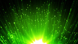 绿色荧光色烟花放射线条8秒视频