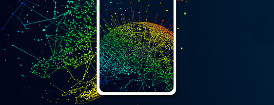 大数据手机海报配图图片