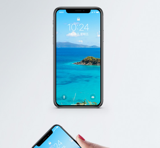 唯美海岛手机壁纸图片