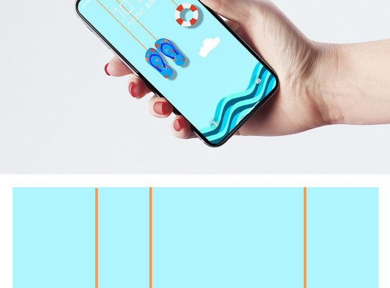 夏日游泳手机壁纸图片