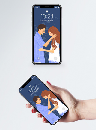 情侣手机壁纸图片