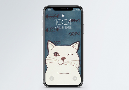 可爱猫咪手机壁纸高清图片