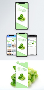 蔬菜手机海报配图图片
