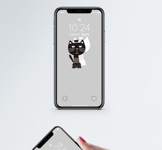 黑猫手机壁纸图片