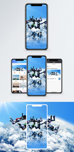 同心协力手机海报配图图片