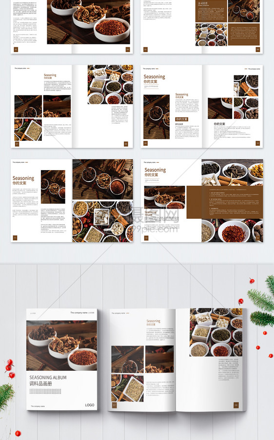 调料产品画册整套