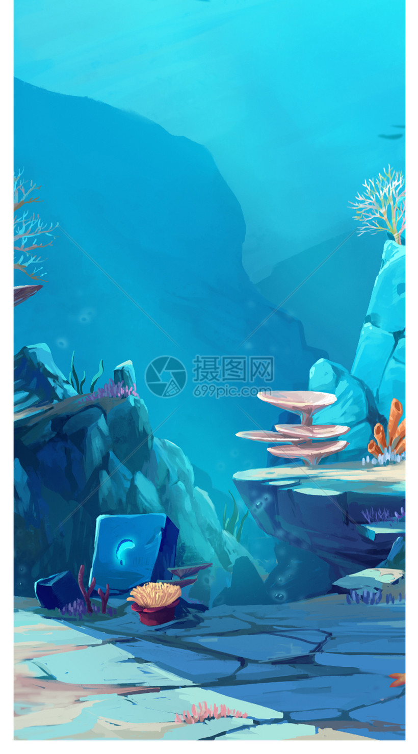 海底世界手机壁纸模板素材 正版图片 摄图网 海底世界手机壁纸模板素材 正版图片 摄图网