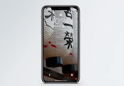 日式灯笼手机壁纸图片