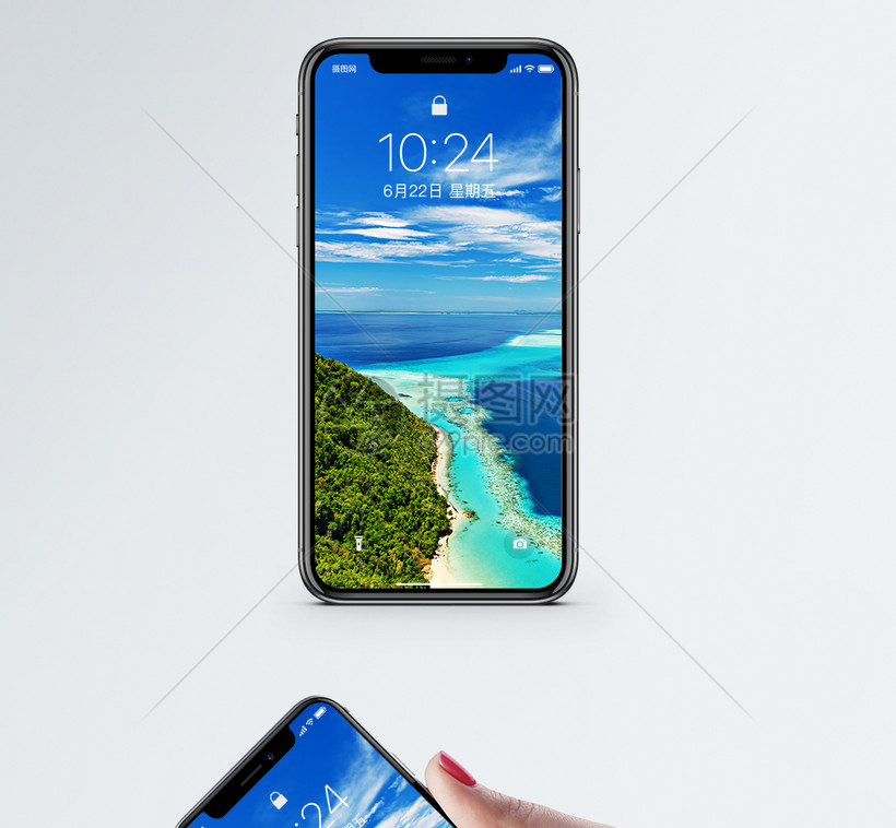 仙本那手机壁纸模板素材 正版图片 摄图网