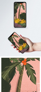 夏日植物手机壁纸图片