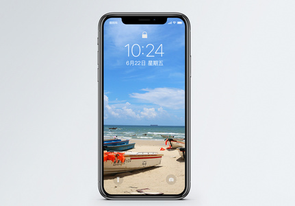 沙滩手机壁纸图片