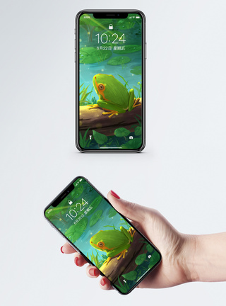 青蛙手机壁纸图片